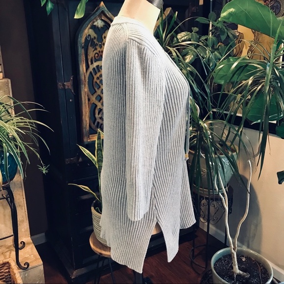 Michael Kors Ribbed laced up knit sweater - Picture 7 of 8